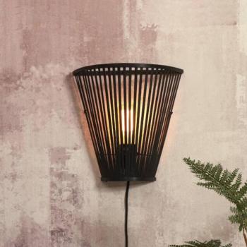 GOOD & MOJO Merapi fali világítás, fekete kép