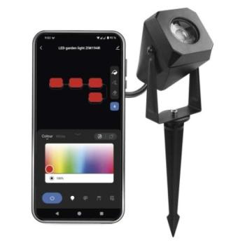 GoSmart kültéri LED spotlámpa, bővítő készlet, 1 darab, 1,5 W, RGBIC dimmelhető, WiFi kép