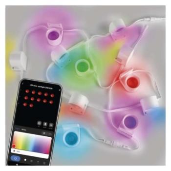GoSmart LED reflektor - 255 cm-es lánc, 12 rész, 7 W, RGBIC+CCT, dimmelhető, WiFi kép
