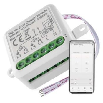 GoSmart motoros modul IP-2122CZ, ZigBee, 2 csatornás kép