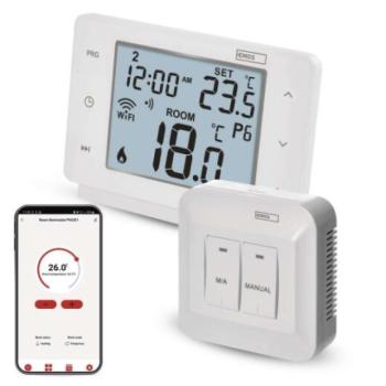 GoSmart Programozható vezeték nélküli szobatermosztát WiFi-vel P56211  kép