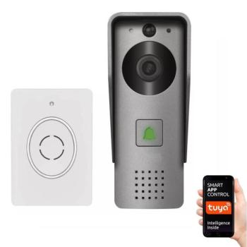  GoSmart vezeték nélküli videócsengő mozgásérzékelővel, 12V, IP44, Wi kép