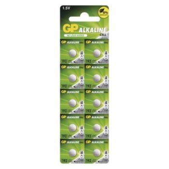 GP Alkáli gombelem LR41 (192F) 10db kép