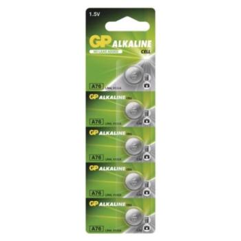 GP Alkáli gombelem LR44 (a76) 5db/bliszter kép