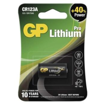 GP Lítium elem CR123A 4db/bliszter kép