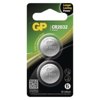 GP Lítium gombelem CR2032 2db/bliszter kép