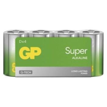 GP Super Alkáli elem D 4db/fólia kép