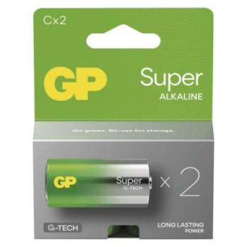 GP Super Alkáli elem LR14 (C) 2db kép
