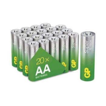 GP Super Alkáli elem LR6 (AA) 20db kép