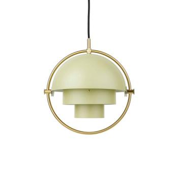 GUBI Multi-Lite függőlámpa, Ø 36 cm, sárgaréz/krém kép