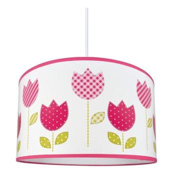  Gyerek csillár zsinóron TULIPS 1xE27/60W/230V  kép