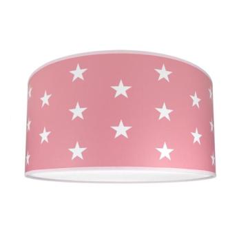  Gyerek mennyezeti lámpa STARS PINK 2xE27/60W/230V rózsaszín  kép