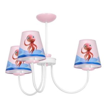  Gyermek csillár rúdon OCTOPUS 3xE14/40W/230V  kép