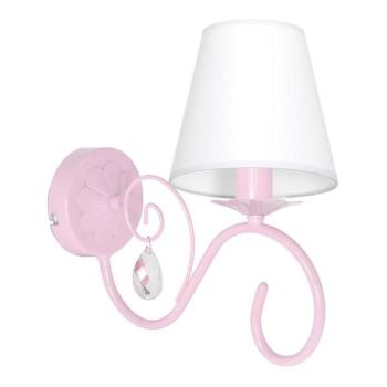  Gyermek fali lámpa LAURA 1xE14/60W/230V halvány rózsaszín  kép