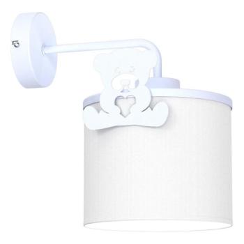  Gyermek fali lámpa SWEET 1xE27/15W/230V fehér/kék/medvebocs  kép