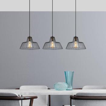 Hakcu 11945 függőlámpa 3-lámpás lineáris fekete kép