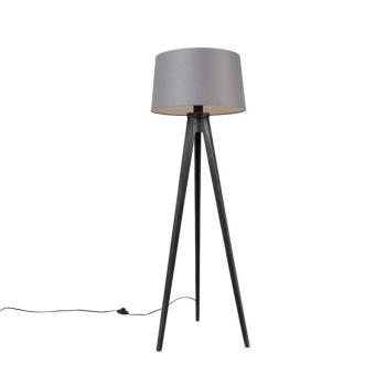 Háromlábú fekete, lenvászon árnyékolóval sötétszürke 45 cm - Tripod Classic kép