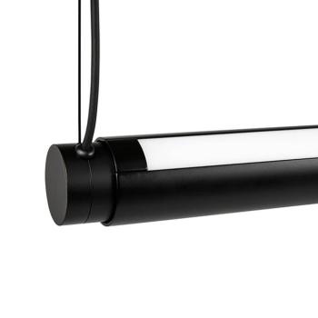 HAY Factor Lineáris LED függő fekete szórt fényű kép