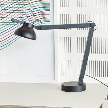 HAY PC Double Arm LED asztali lámpa, fekete kép