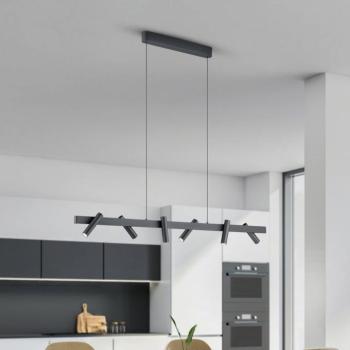 Helestra Coni LED lógó világítás 6 spot fekete kép