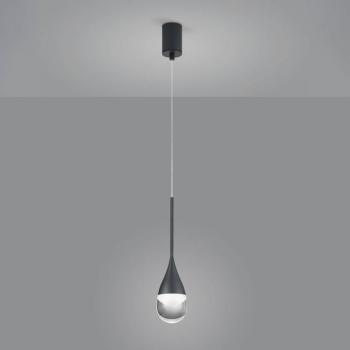 Helestra Deep LED függő lámpa, matt fekete kép