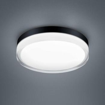 Helestra Tana LED-es mennyezeti lámpa, fekete, Ø 28 cm kép