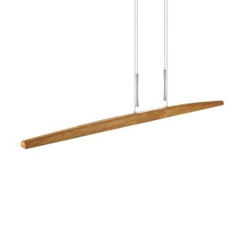 HerzBlut Arco LED-es függőlámpa olajozott tölgy 170cm kép