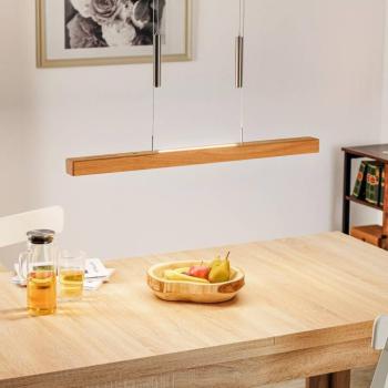 HerzBlut Leonora függő lámpa fel&le 85 cm natúr kép