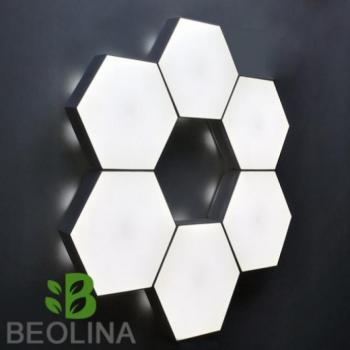 HEXALED , design LED lámpa , 6 db-os , érintős , 7.2 W , hideg fehér , USB kép