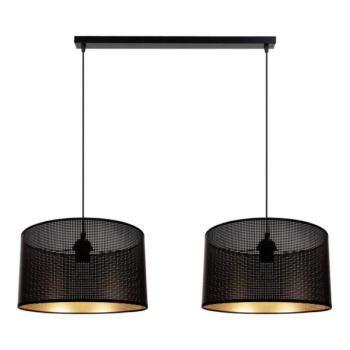 HEXE Csillár zsinóron ALDO 2xE27/60W/230V fekete  kép