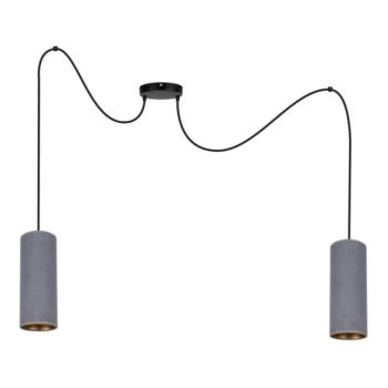HEXE Csillár zsinóron AVALO 2xE27/60W/230V pók szürke  kép