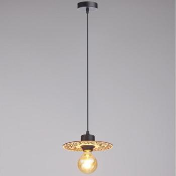HEXE Csillár zsinóron FALCO 1xE27/60W/230V átm. 20 cm bézs  kép
