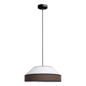 HEXE Csillár zsinóron MANISO 1xE27/60W/230V átm. 45 cm fehér/barna  kép