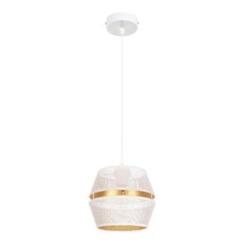 HEXE Csillár zsinóron PARIS 1xE27/60W/230V fehér/arany  kép