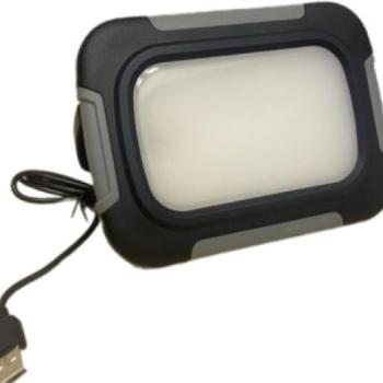Hordozható LED reflektor , munkalámpa , 10 Watt , természetes fehér , 4000K , USB ,  Berge Milio kép