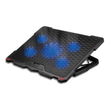  Hűtőpad laptophoz 5x látor 2xUSB fekete  kép