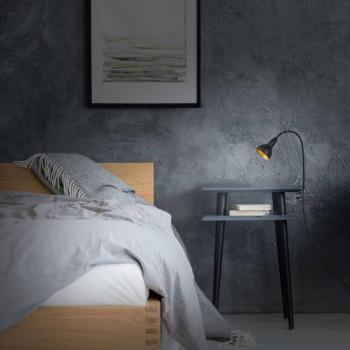 Hygge Comfort light Retro csíptetős lámpa, fekete kép