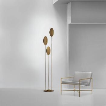 ICONE Masai LED álló világítás 927 3 izzós bronz kép