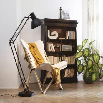 Ideal Lux állólámpa Wally, fekete, magasság 160 cm, fém kép