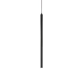 Ideal Lux Ultrathin LED-es függőlámpa Ø 3cm fekete kép