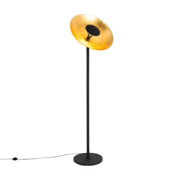 Ipari állólámpa fekete aranyszínű belsejével 60 cm - Magnax kép