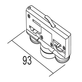 Ivela adapter 3 fázis 220-240V 10kg, fehér kép