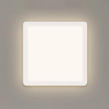 Jali négyzet alakú LED panel, fehér, 29,2 cm, műanyag, 2700 K kép