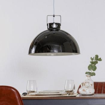 Jieldé Dante D450 függő lámpa, fekete, Ø 45 cm kép