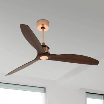 Just Fan mennyezeti ventilátor, réz-dió kép