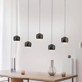 JUST LIGHT. LED lógó lámpa Ballini, fekete, 5 izzós, kapcsolóval kép