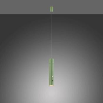 JUST LIGHT. LED tölthető függőlámpa Attach, zöld, vas kép