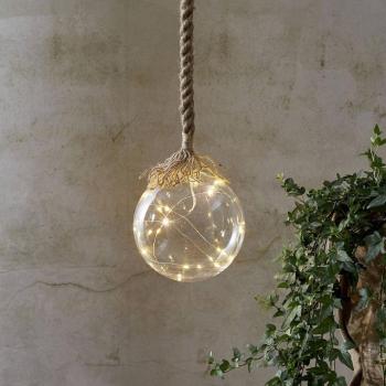 Jutta LED deco lámpa, üveggömb Ø 15 cm kép