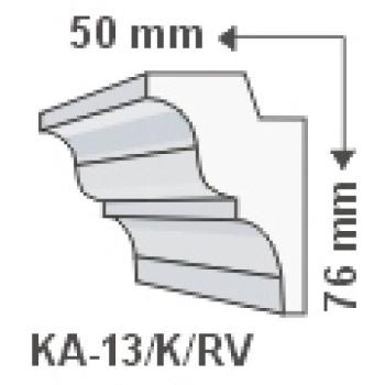 KA-13/K , Rejtett világítás díszléc , oldalfal , 1.25 m/db kép