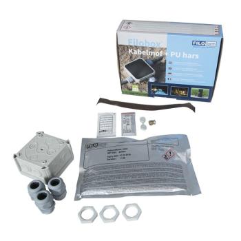 Kábelátvezetés öntőgyantával kép